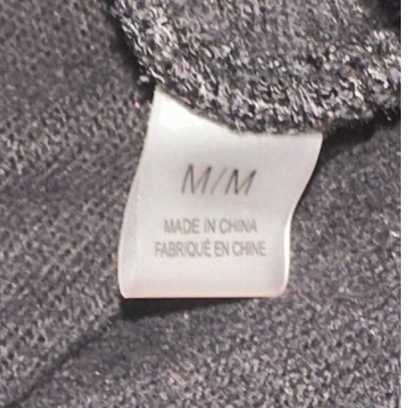 Elie Tahari Black Mock Neck Puff Shoulder Long Sleeve Top Women’s Medium | Fall - Picture 10 of 11